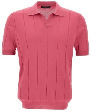 Gran Sasso Polo Shirts - Pink