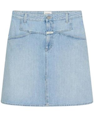 Closed Stover-X Midi Rok - Blauw