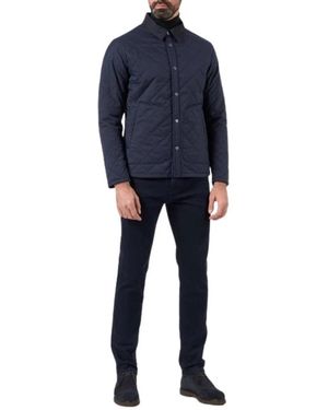 Pal Zileri Jassen ,Blauw ,Doorgestikt Blousonjack