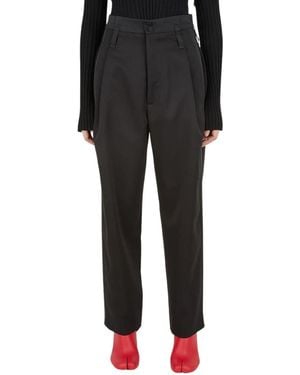 MERYLL ROGGE Wide Trousers - Negro