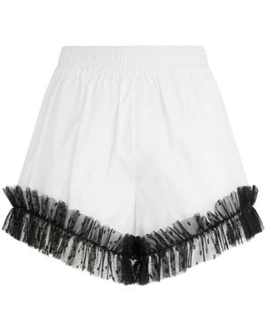 RED Valentino Short Shorts - White