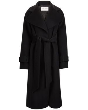Nina Ricci Belted Coats - Zwart