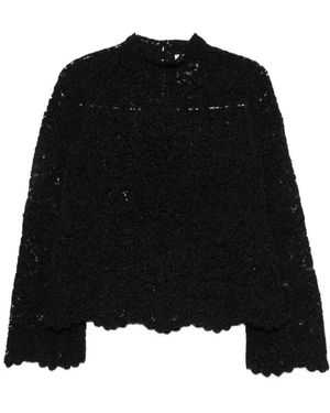 Semicouture Rollkragenpullover - Schwarz