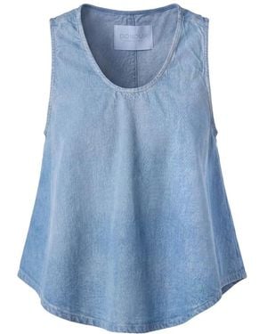 Dondup Sleeveless Tops - Blue