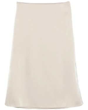 Calvin Klein Midi Skirts - Natural