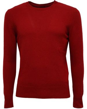 Hōsio Iuw17118M01 Rundhals-Pullover - Rot