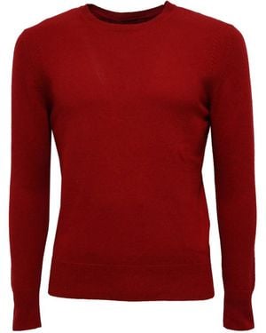 Hōsio Round-Neck Knitwear - Red