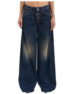 DSquared² Wide Jeans - Blue