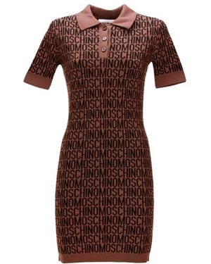Moschino Knitted Dresses - Marrón