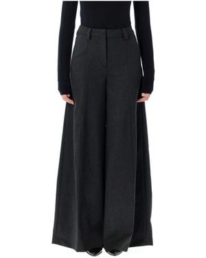 Thelatest Wide Trousers - Black