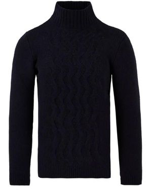 Daniele Alessandrini Blaue Pullover Für Herren