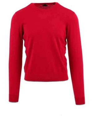 ARMANI EXCHANGE Round-Neck Knitwear - Red