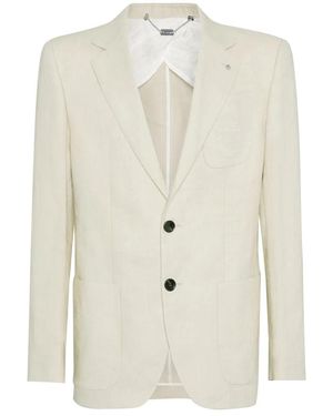 Billionaire Linnen Blazer - Wit