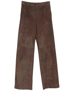 Antonelli Perlage Lederhose - Braun