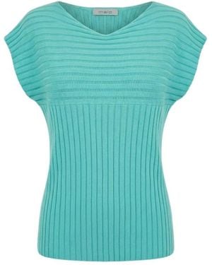 Malo Round-Neck Knitwear - Azul