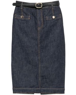 Self-Portrait Denim Skirts - Azul