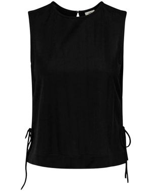 Jacqueline De Yong Leslie Bow Top - Schwarz