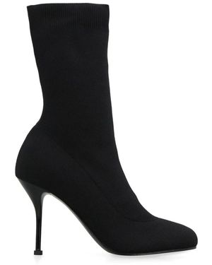 McQueen Heeled Boots - Negro