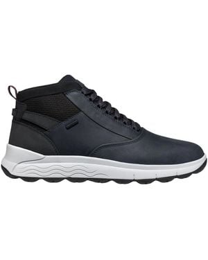 Geox Lace-Up Boots - Bleu