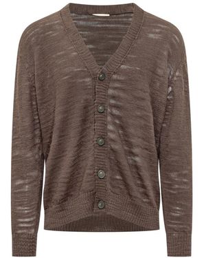 ATOMOFACTORY Cardigan Ml Fiammato - Braun