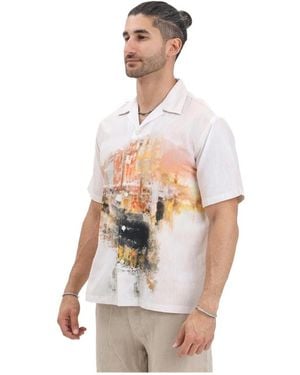 SELECTED Short Sleeve Shirts - Bianco