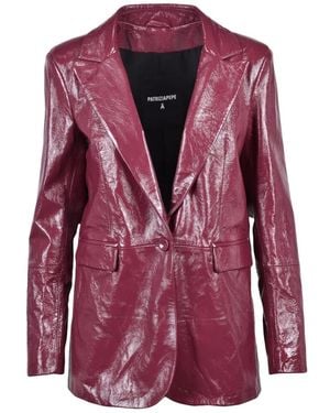 Patrizia Pepe Elegante Plum Elixir Jacke - Lila