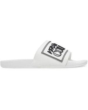 Versace Jeans Couture Sliders - Blanco