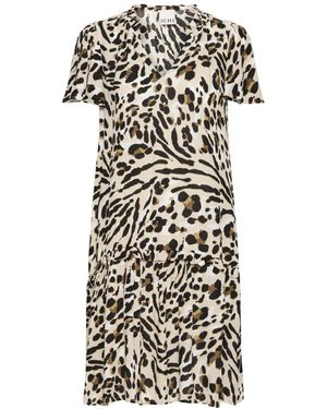 Ichi Short Dresses - Nero