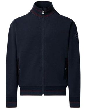 Hackett Manor Track Full Zip Sweat - Blauw