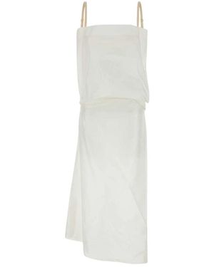 Carven Dr240 Kleid - Weiß