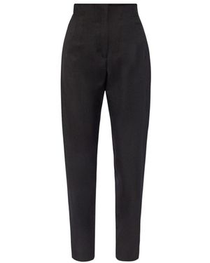 Alaïa Schwarze wollhose für frauen