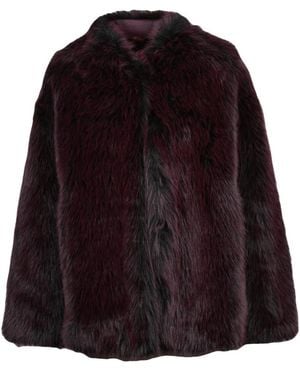Patrizia Pepe Faux Fur & Shearling Jackets - Purple