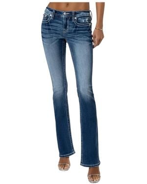 Miss Me Boot-Cut Jeans - Blue