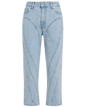 Mugler Straight Jeans - Azul