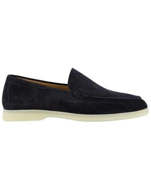 Gibaldi Klassische Schwarze Loafer Schuhe - Blau