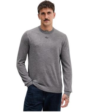 DIESEL Round-Neck Strickwaren - Grau