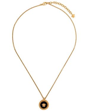 Versace Enamel Medusa Ketting - Bruin