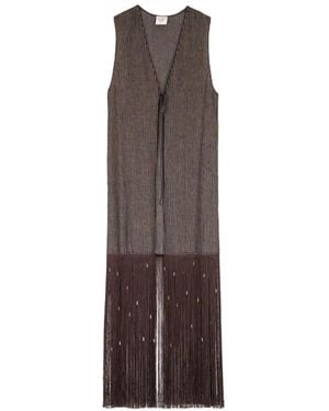 Alysi Vests - Marrón