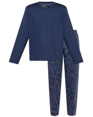 Hanro Pyjamas - Blu