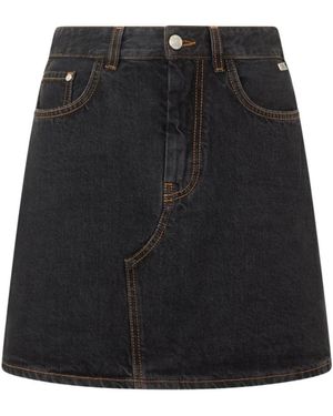 Gcds Denim Skirts - Nero