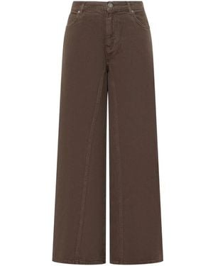 Pinko Wide Jeans - Marrón