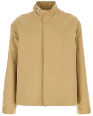 Jil Sander Stilvolle baumwollmischung jacke - Natur