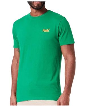 Superdry T-Shirts - Green