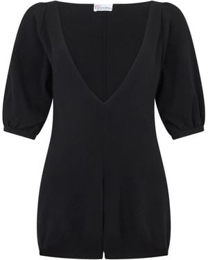 RED Valentino Playsuits - Black
