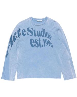 Acne Studios Sweatshirts - Azul