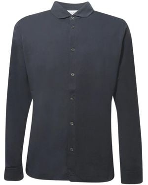 Balmain Lange Mouwen Katoenen Shirt - Blauw