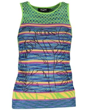 Desigual Sleeveless Tops - Verde