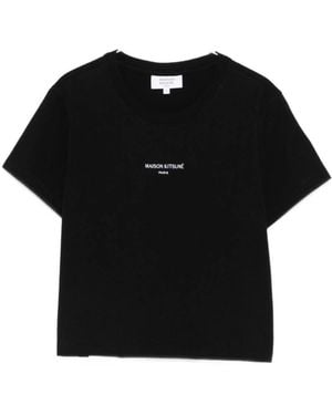 Maison Kitsuné T-Shirts - Black