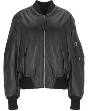 The Attico Bomber Jackets - Negro