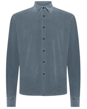 Rrd Techno Wash Pique Hemd - Blau